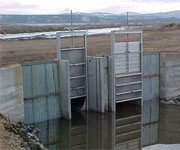 Twin Track Weir Side-by-Side with Stainless Gate