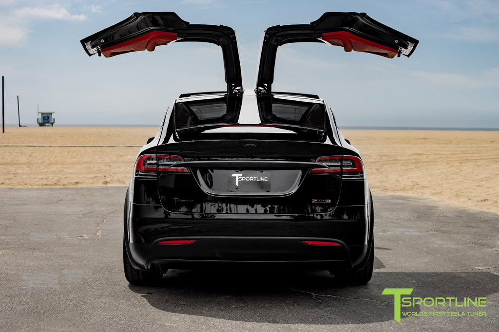 Tesla Model X with Black Chrome Delete and 22 inch MX117 Forged Wheels