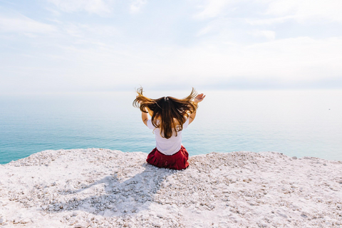 Woman Flipping Hair