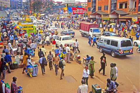 bustling city in africa
