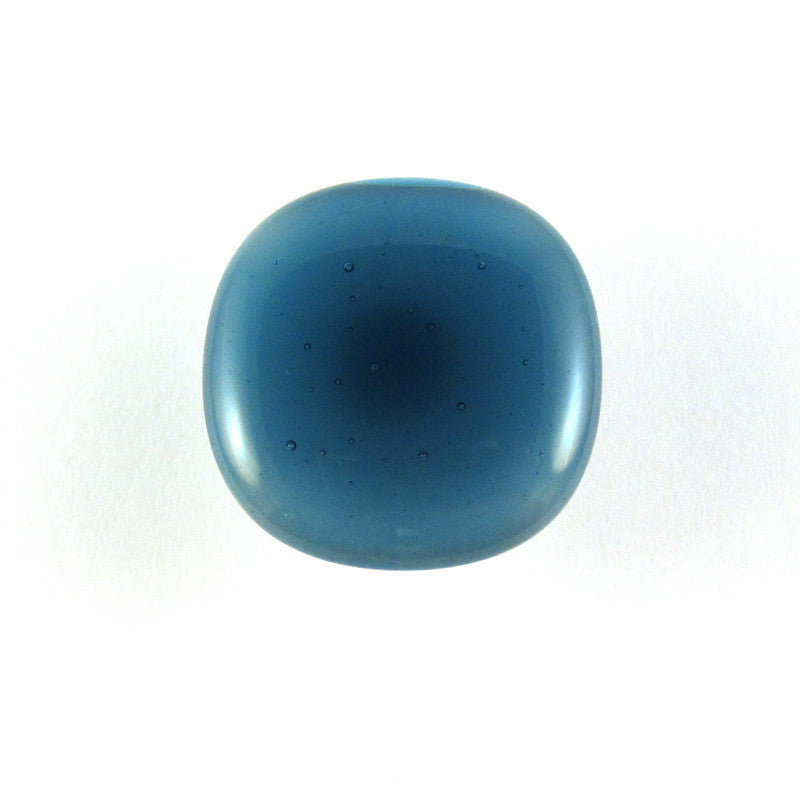 052 Wet Slate Blue Glass Cabinet Knob Colormax Knobs