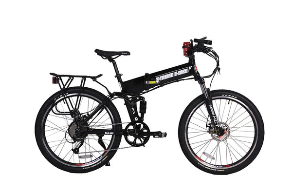 folding full suspension bike