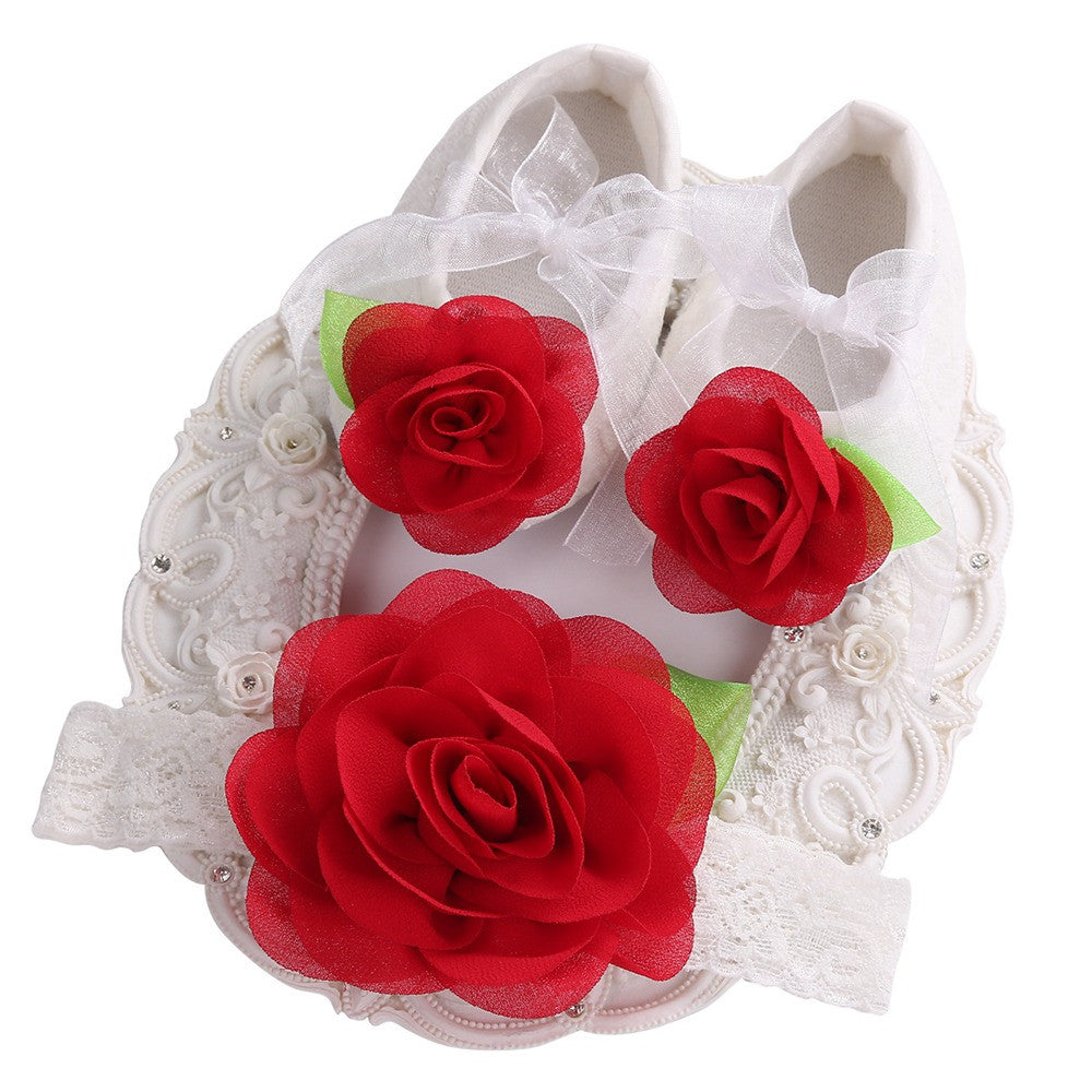 rose flower shoes