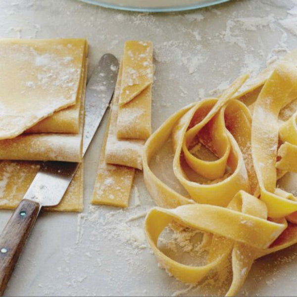 Our Guide to Making Pappardelle Pasta - Pasta Evaneglists - cutting pappardelle