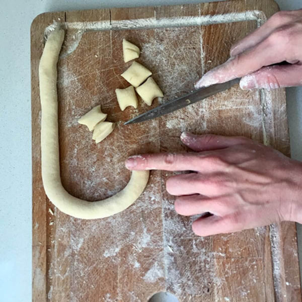 Complete Guide to Making Gnocchi at Home - pasta evangelists - cutting