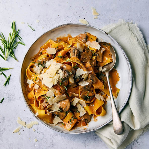 Our Guide to Making Pappardelle Pasta - Pasta Evaneglists - wild mushroom ragu with pappardelle