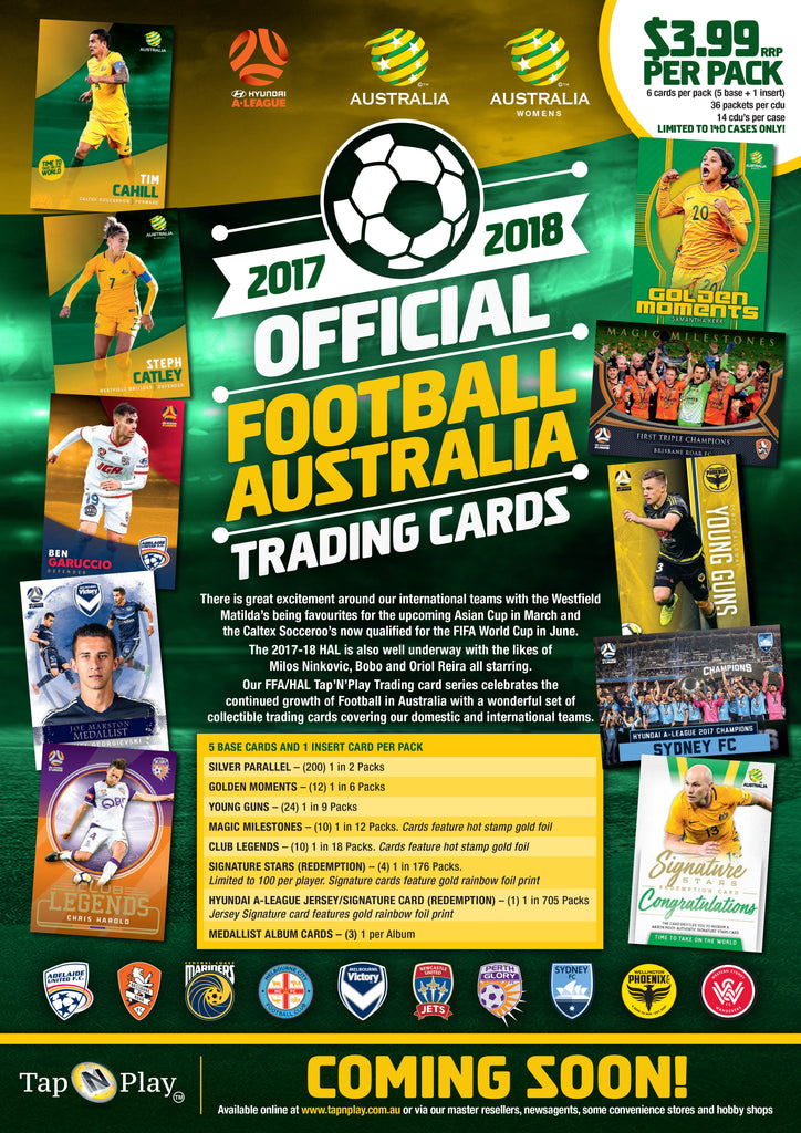 2017-18 Tap'n'Play Footbal Australia and A-League Flyer