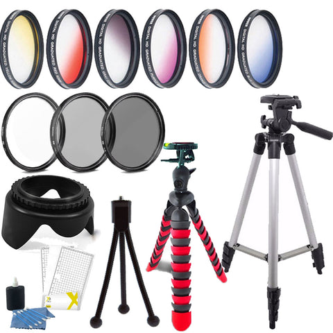 52mm Color Filter Kit with Accessories for Nikon D5500 , D5600 , D7100 and D7200