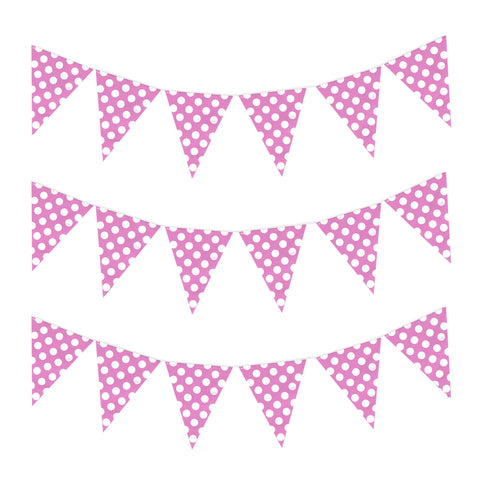 Pink Polka Dot Eid & Ramadan Celebration Bunting
