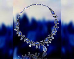 Blue Icicle Necklace by Albert Weiss