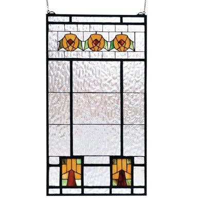 Aurora Dogwood Stained Glass Window- Free Shipping