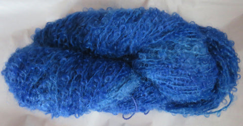 Mohair Loop - Medium Boucle - Blue Lot 18