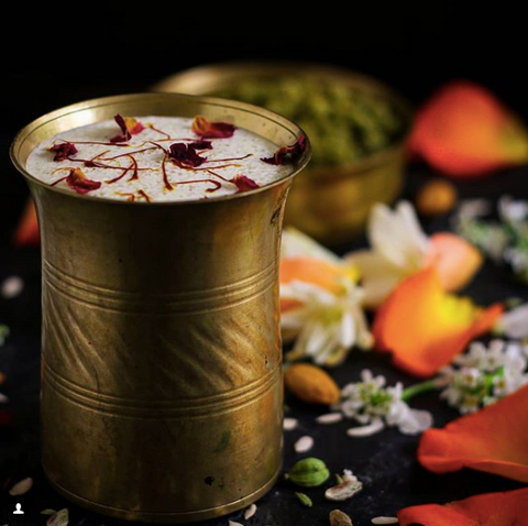 Thandai - A chilled, sweet and spiced milky concoction
