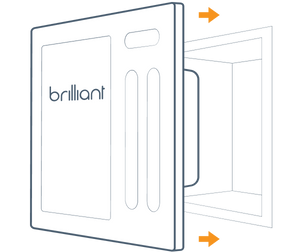 Install Brilliant in a standard electrical box preview
