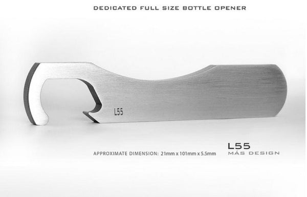 Design Bauhaus Titanium Bottle Opener 