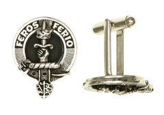 clan crest cufflinks