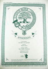 clan crest tea towel
