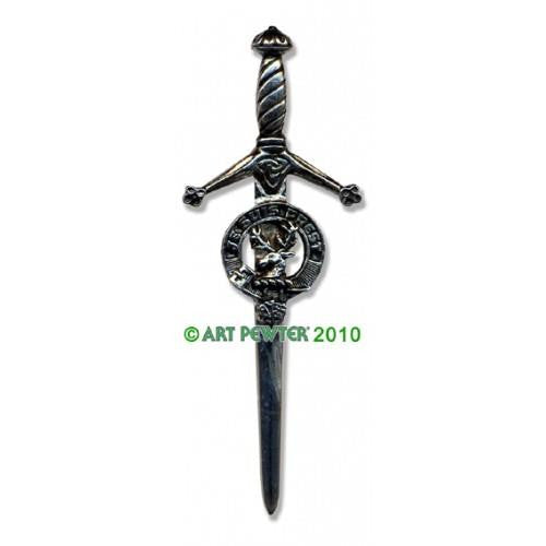 clan crest kilt pin