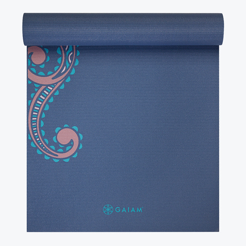 Premium Soft Paisley Yoga Mat (6mm)