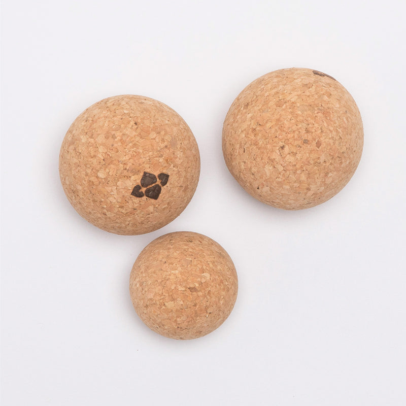 Halfmoon Cork Massage Ball Trio