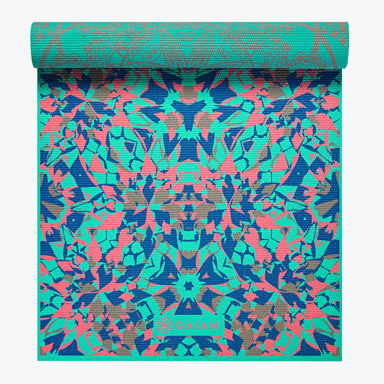 Reversible Kaleidoscope Yoga Mat (6mm)