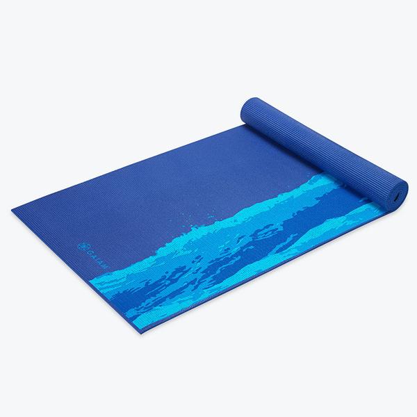 Buy Gaiam 6mm Premium Reversible Print Yoga Mat Kaleidoscope Sea at