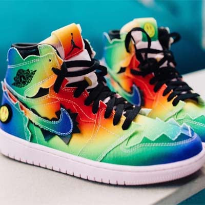 nike-multicoloured-air jordan-1-jbalvin