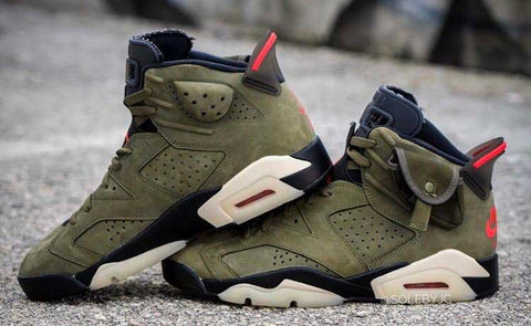 air jordan 6 olive travis scott