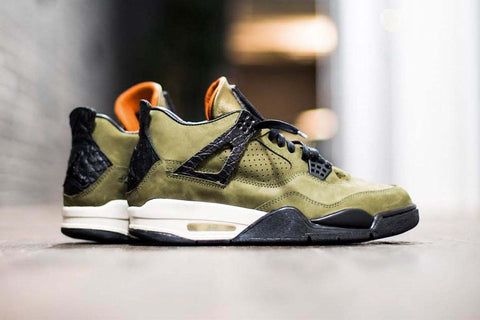 Air Jordan 4 olive custom jordan sneakers jordan kicks