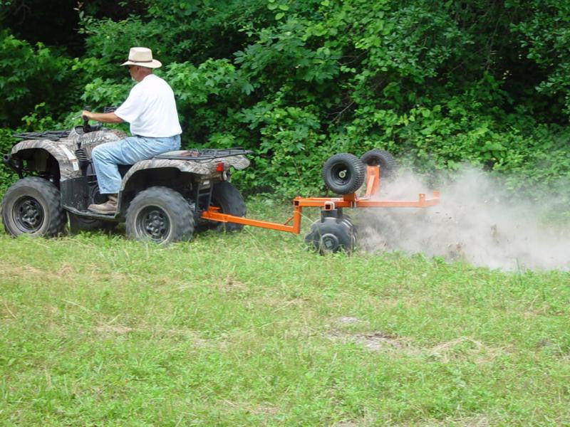 Maintaining a food plot for deer