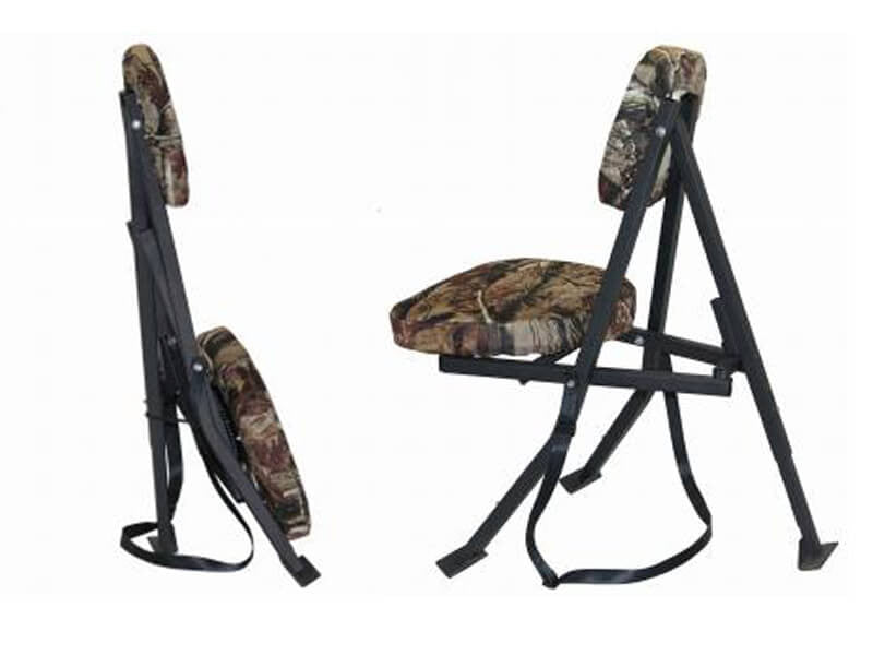 View of Redneck Blind's portable hunting chair