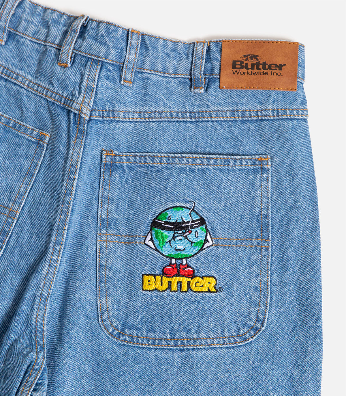 Afdrukken buiten gebruik schotel Butter Goods Blindfold Denim Pants – Atlas
