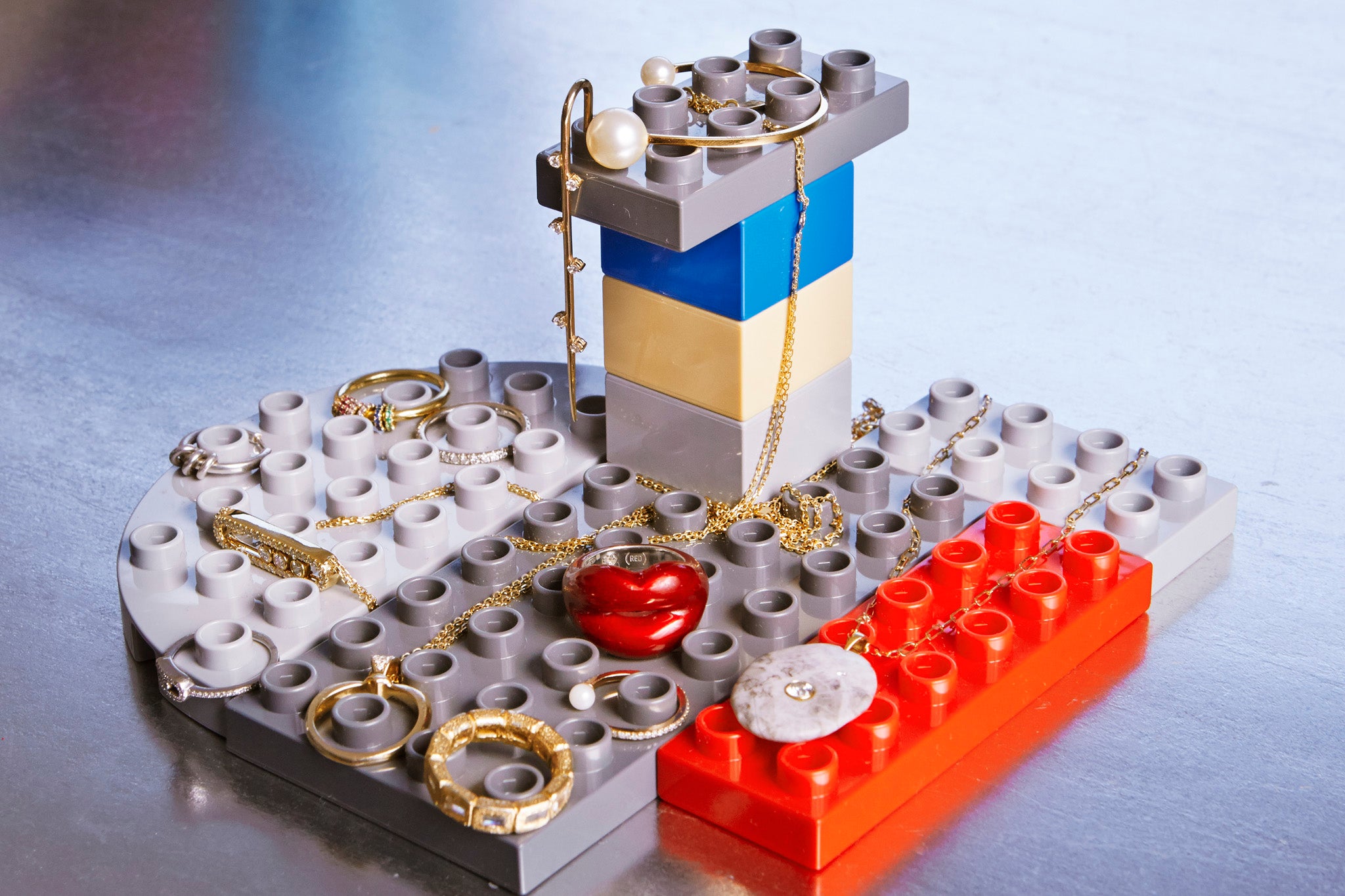 meaningful jewelry on legos