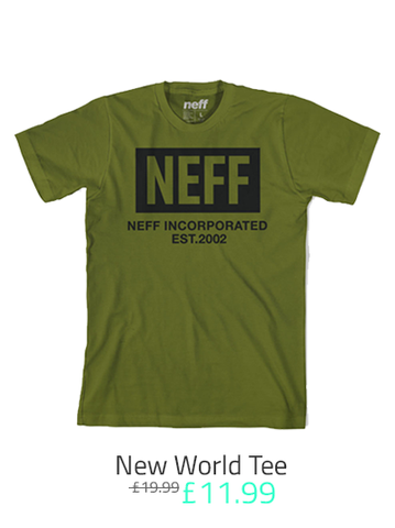 NEFF New World Tee - Olive
