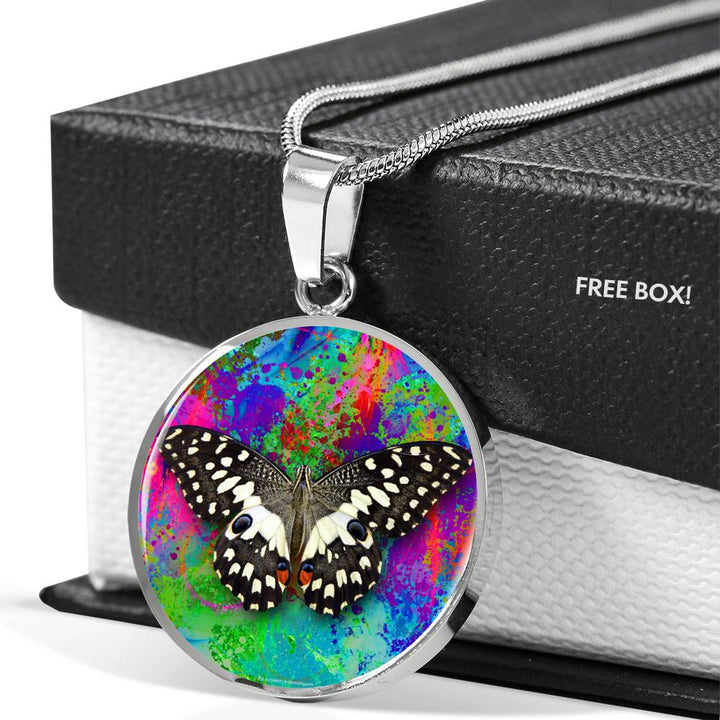 butterfly necklace gift box algarve online shop