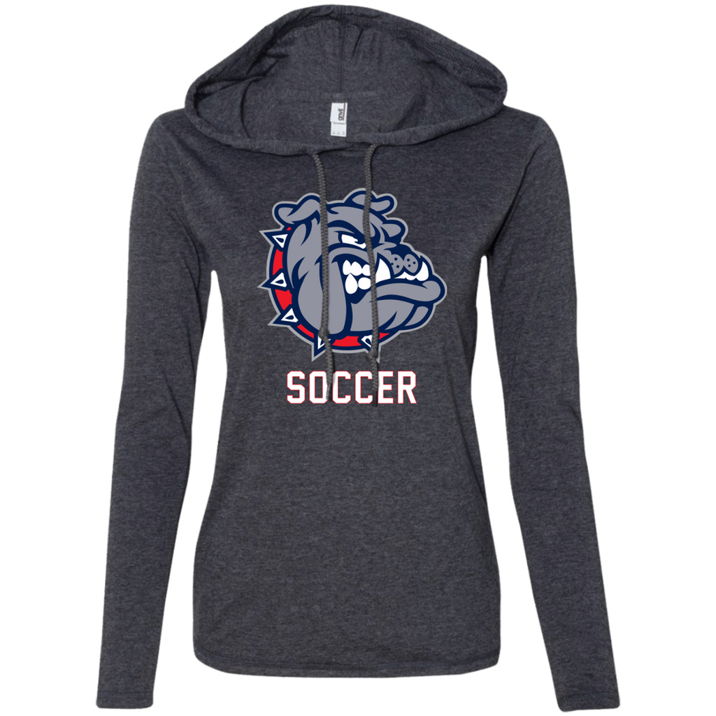 887L Anvil Ladies' LS T-Shirt Hoodie