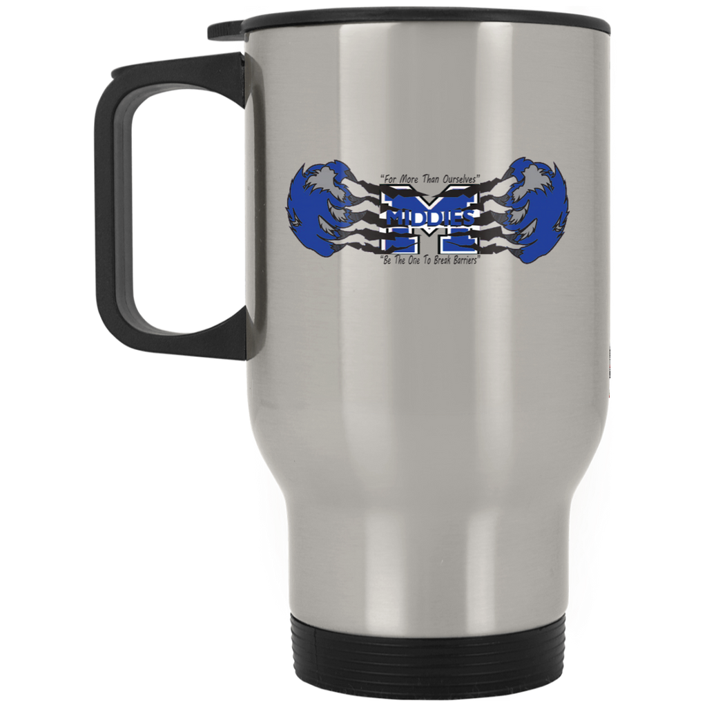 Silver Stainless Travel Mug