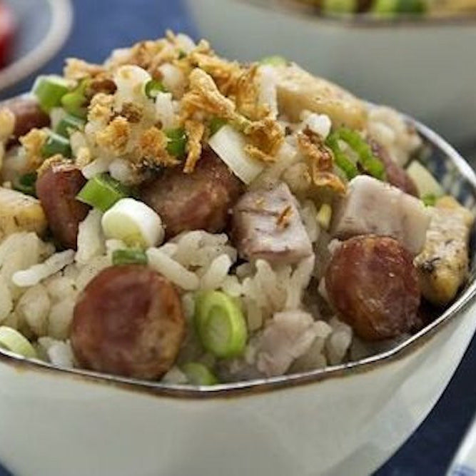 Brown Rice with Chinese Yam and Chicken