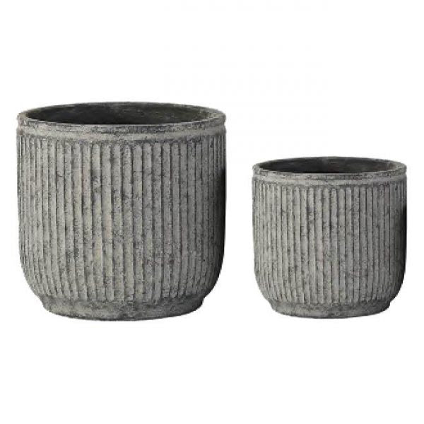 Navy Flower Pots