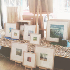 Sarah Ross-Thompson's work is looks harmonious and is well framed