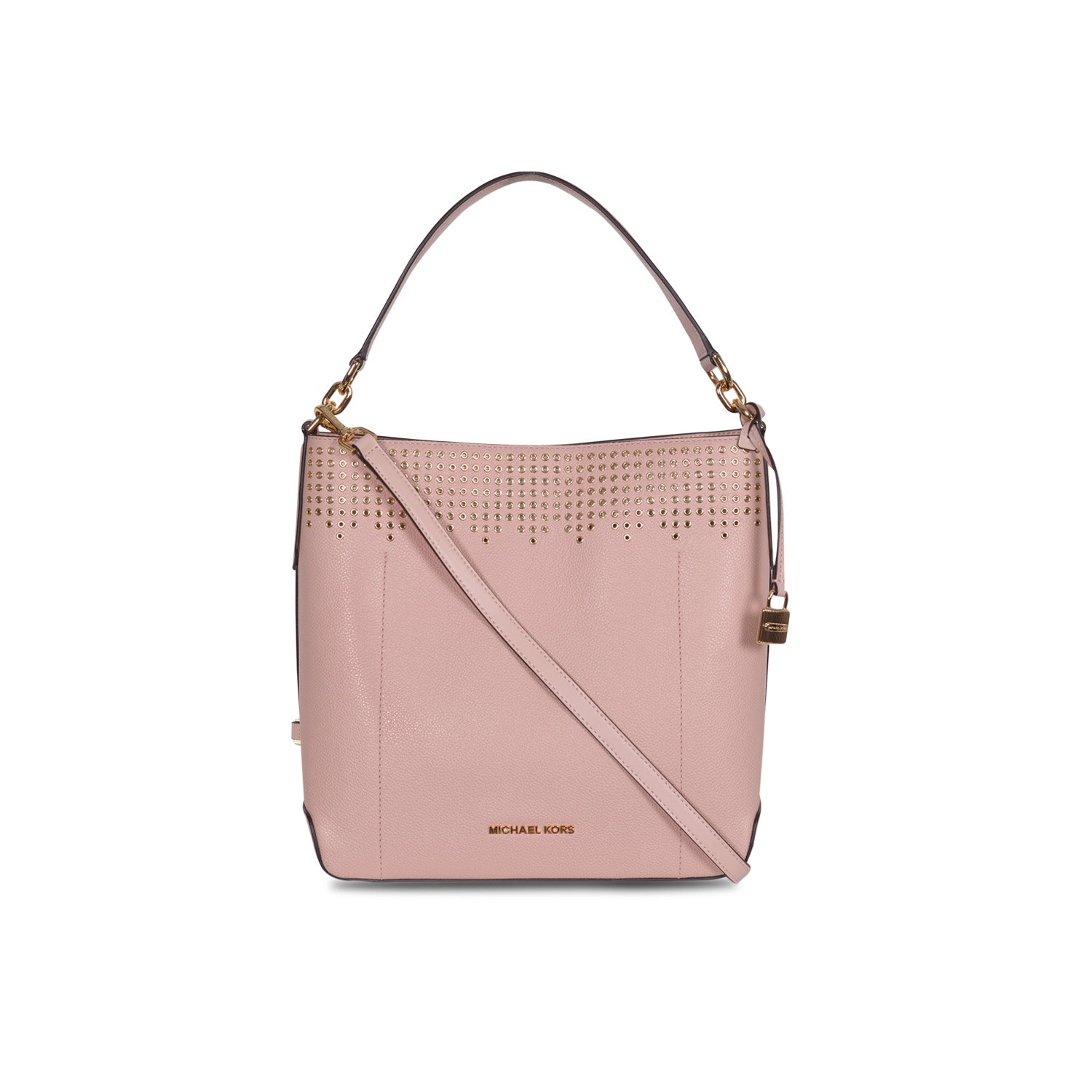 michael kors hayes bucket bag