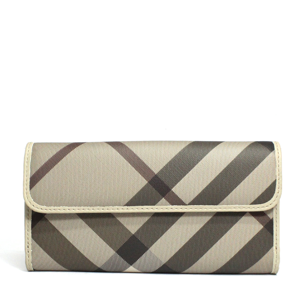 burberry check wallet