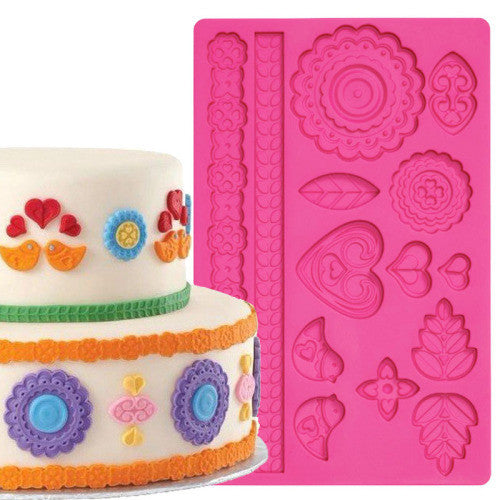 fondant border