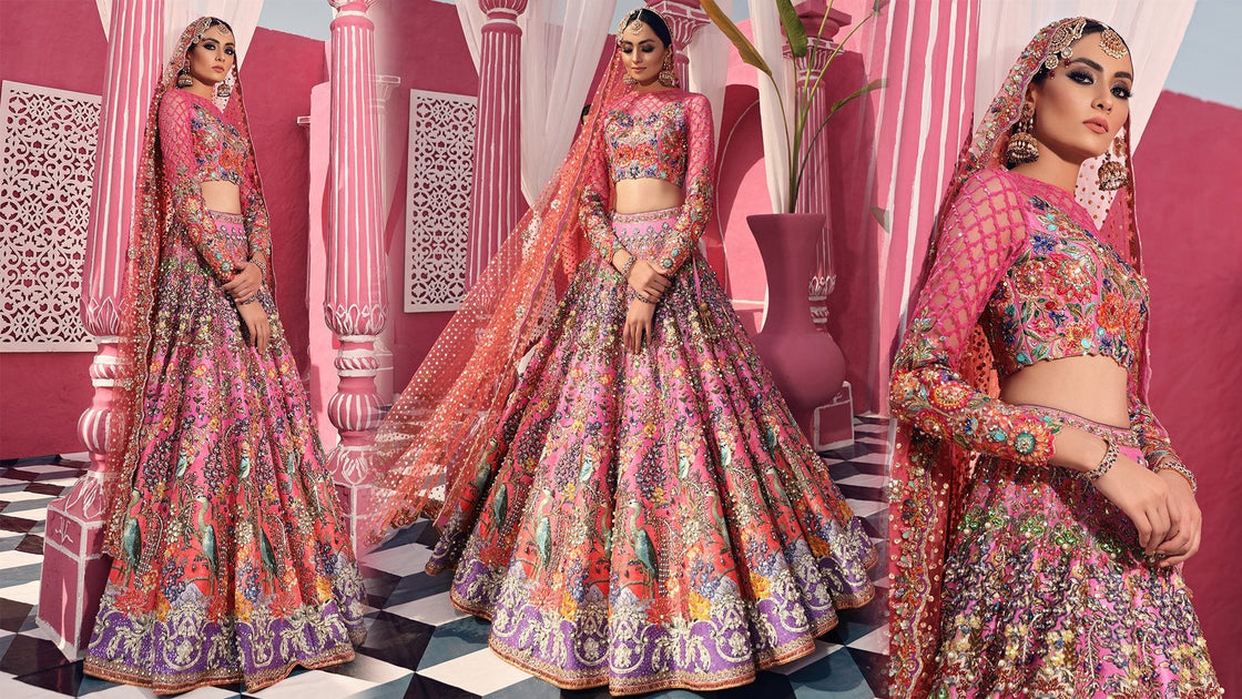 Lehenga Choli Dupatta Embroidered Ghagra Choli Designer Lengha Choli Indian Pakistani Wedding Party Wear Lehenga Blouse Bridesmaids Dress
