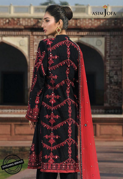 asim jofa black dress