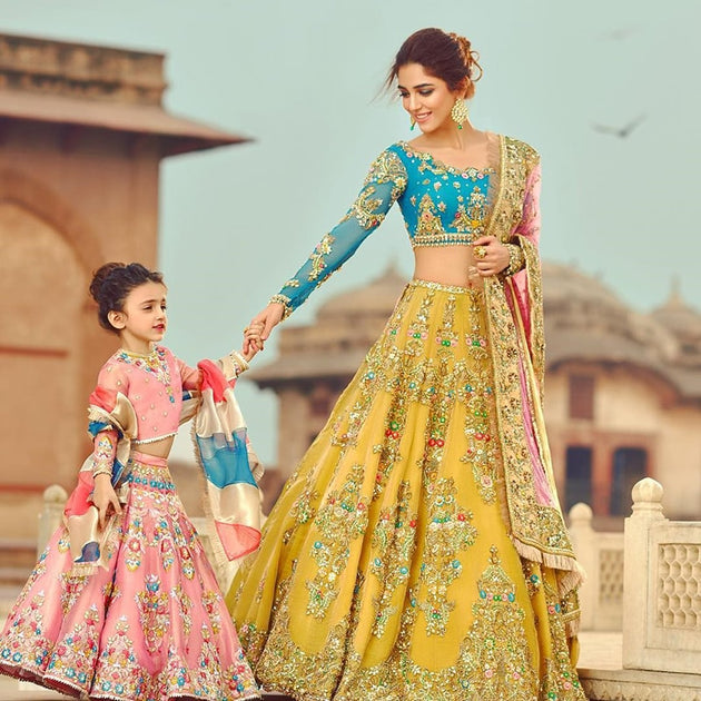 yellow indian wedding dress