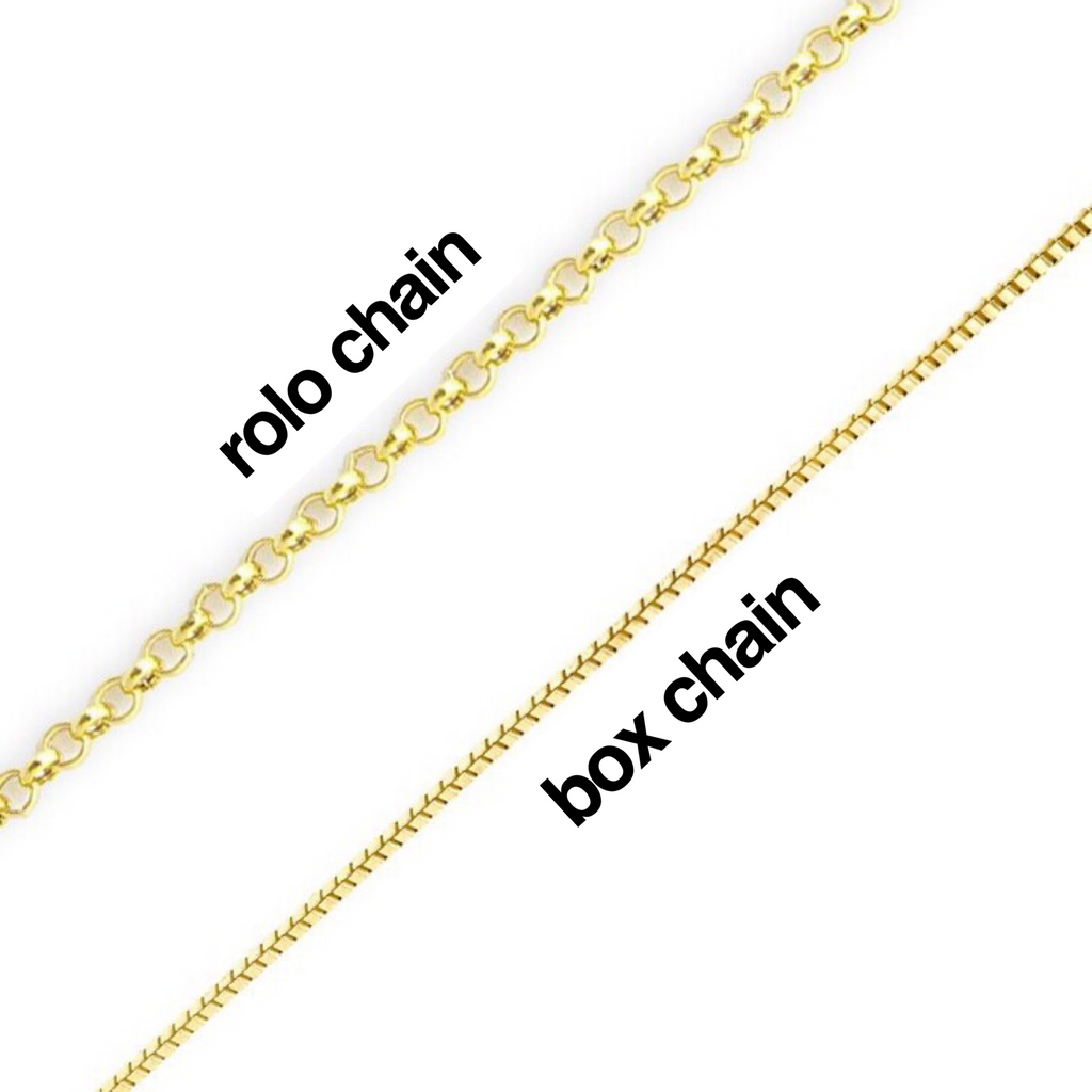 box chain and rolo chain