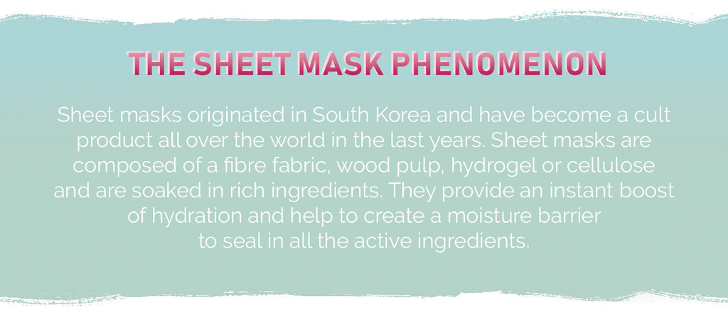 The sheet mask phenomenon banner