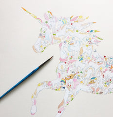 Louise Tate Unicorn Print