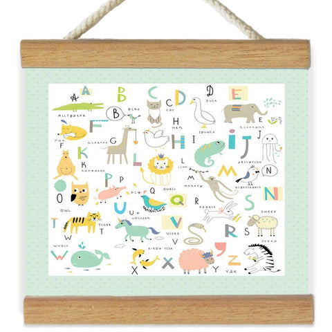 Animal Alphabet Wall Banner